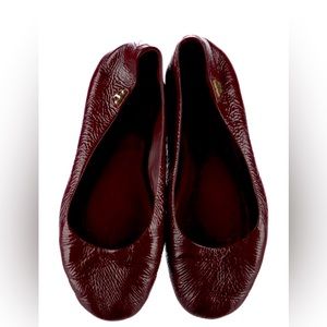 • Tory Burch Patent Leather Ballet Flats